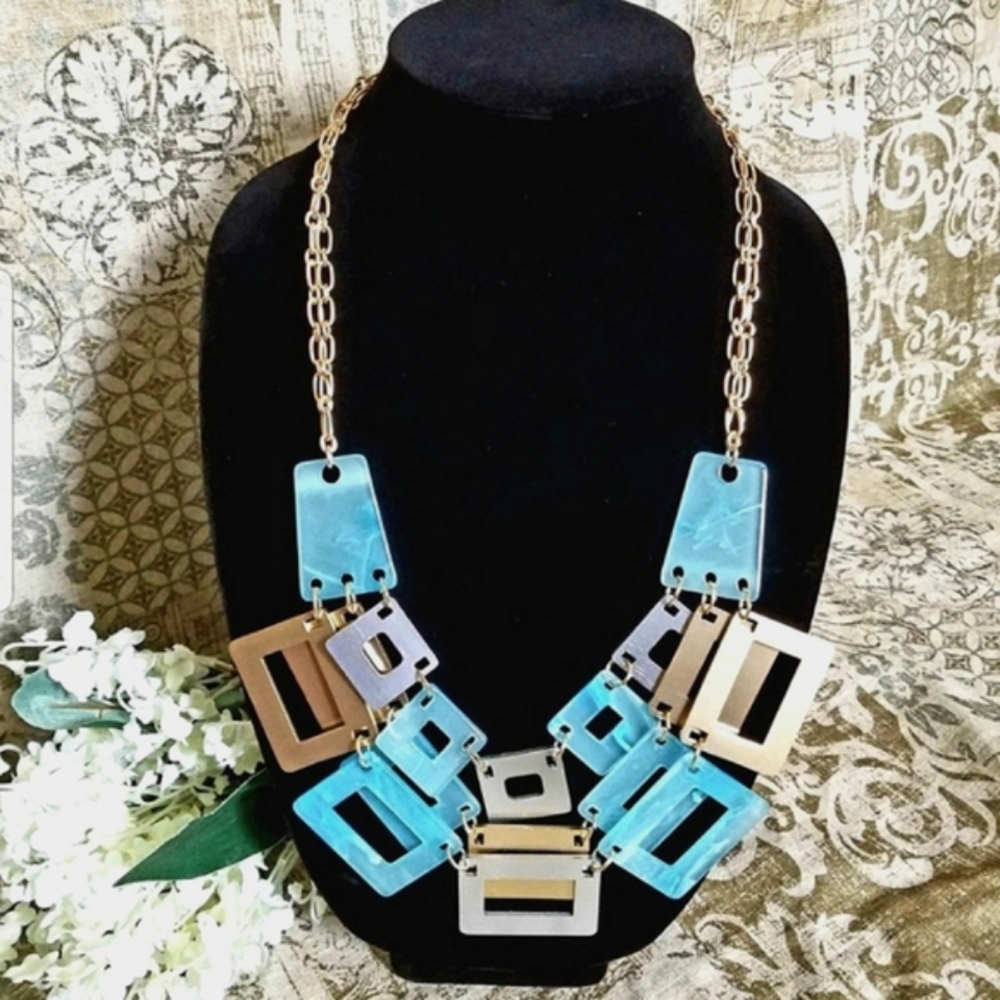 Neiman Marcus Colorblock Necklace